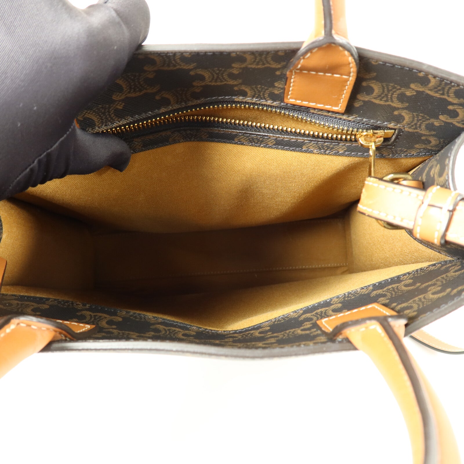 LOUIS VUITTON 2-Way Bag Coated Canvas 5