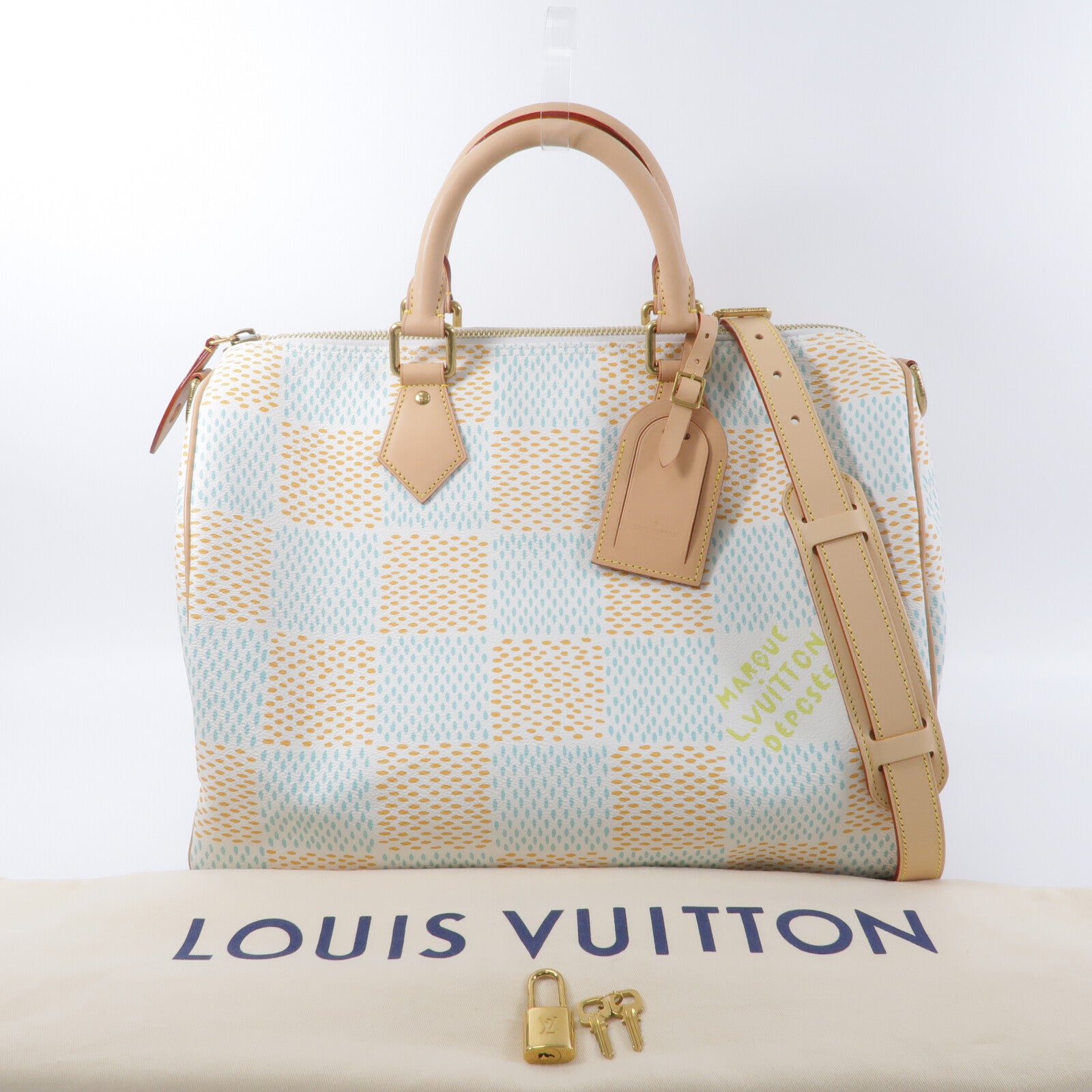 LOUIS VUITTON Speedy N40689 2-Way Bag Coated Canvas 12
