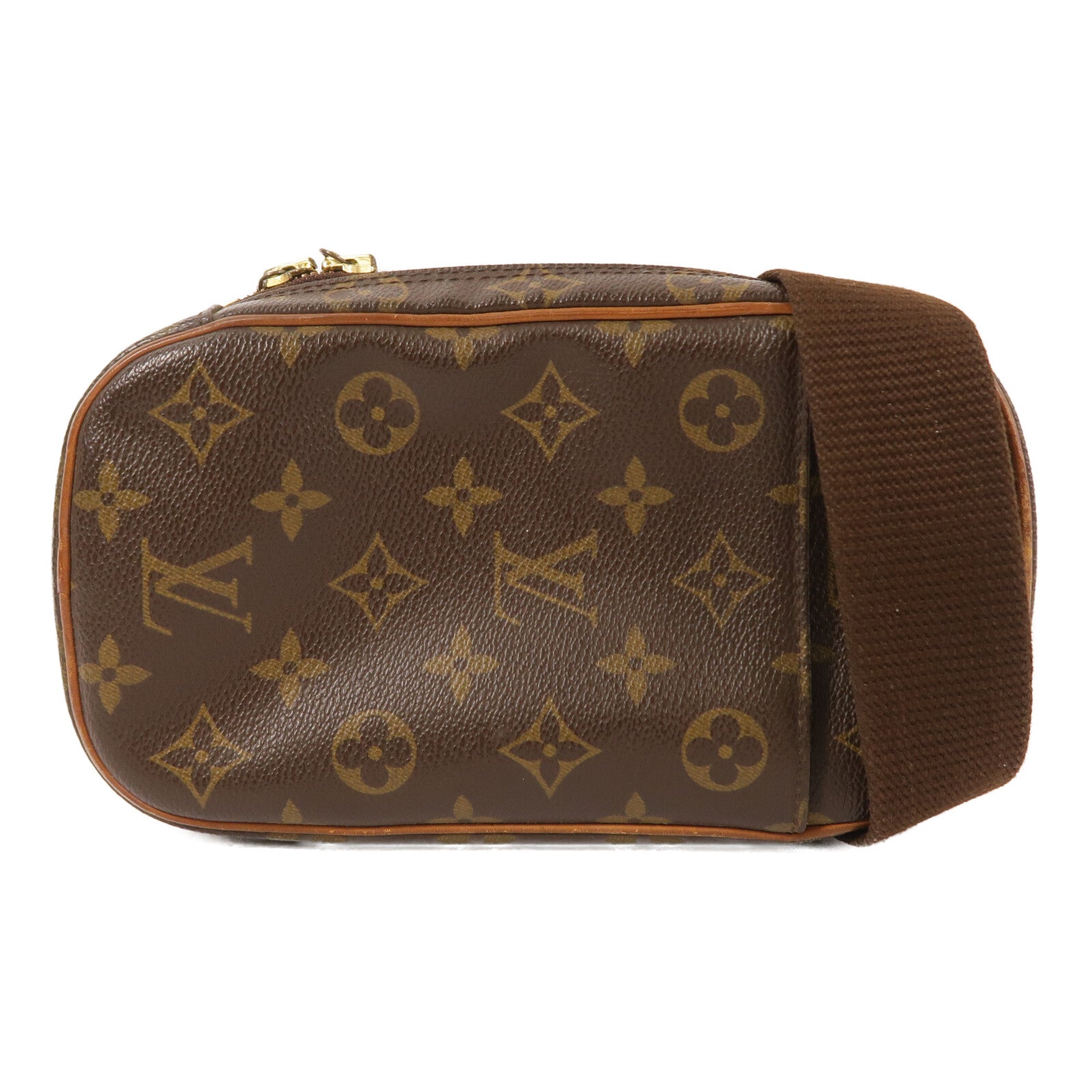 LOUIS VUITTON Pochette Gange M51870 Belt Bag Coated Canvas