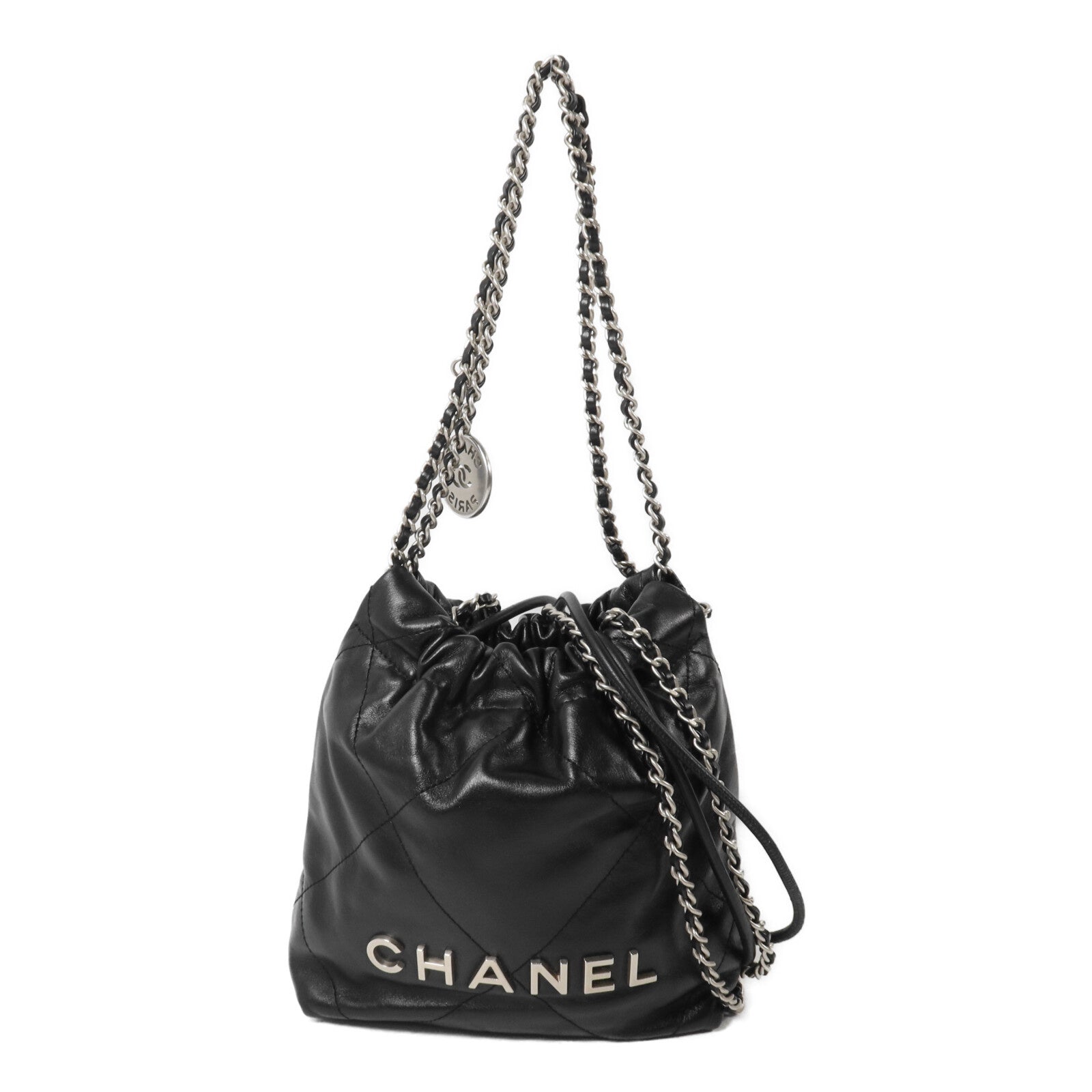 LOUIS VUITTON Chanel 2-Way Bag Calfskin