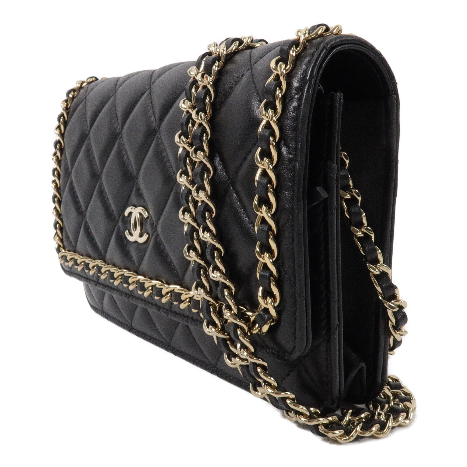 LOUIS VUITTON WOC Shoulder Bag Lambskin 3