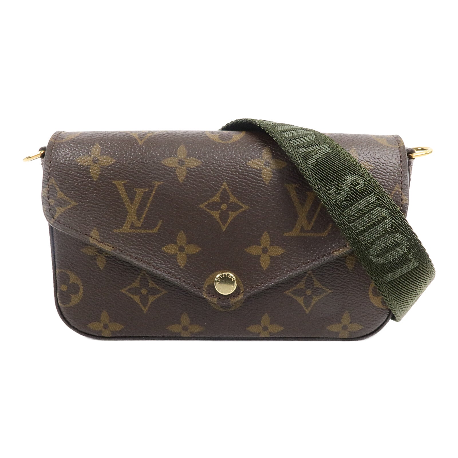 LOUIS VUITTON Felicie M80091 Shoulder Bag Coated Canvas
