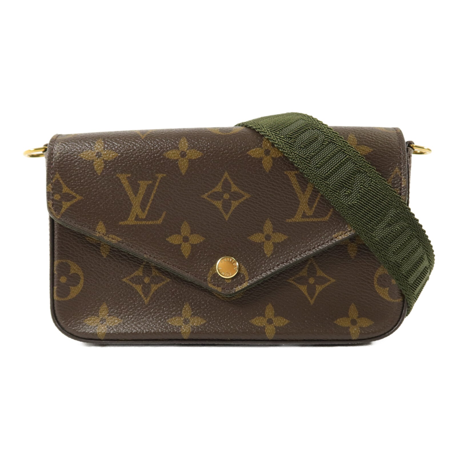 LOUIS VUITTON Felicie M80091 Shoulder Bag Coated Canvas