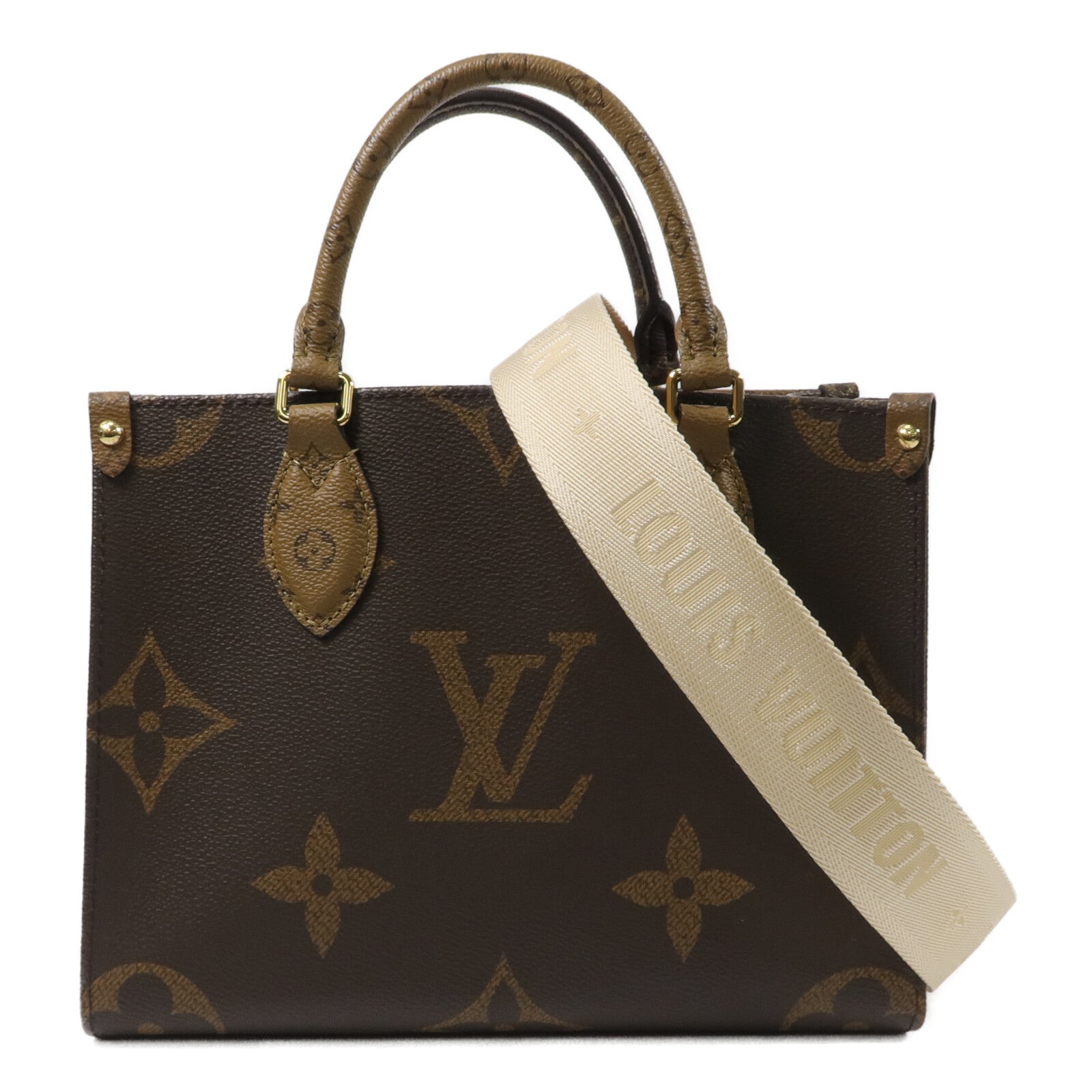 LOUIS VUITTON OnTheGo M46373 兩用包 塗層帆布