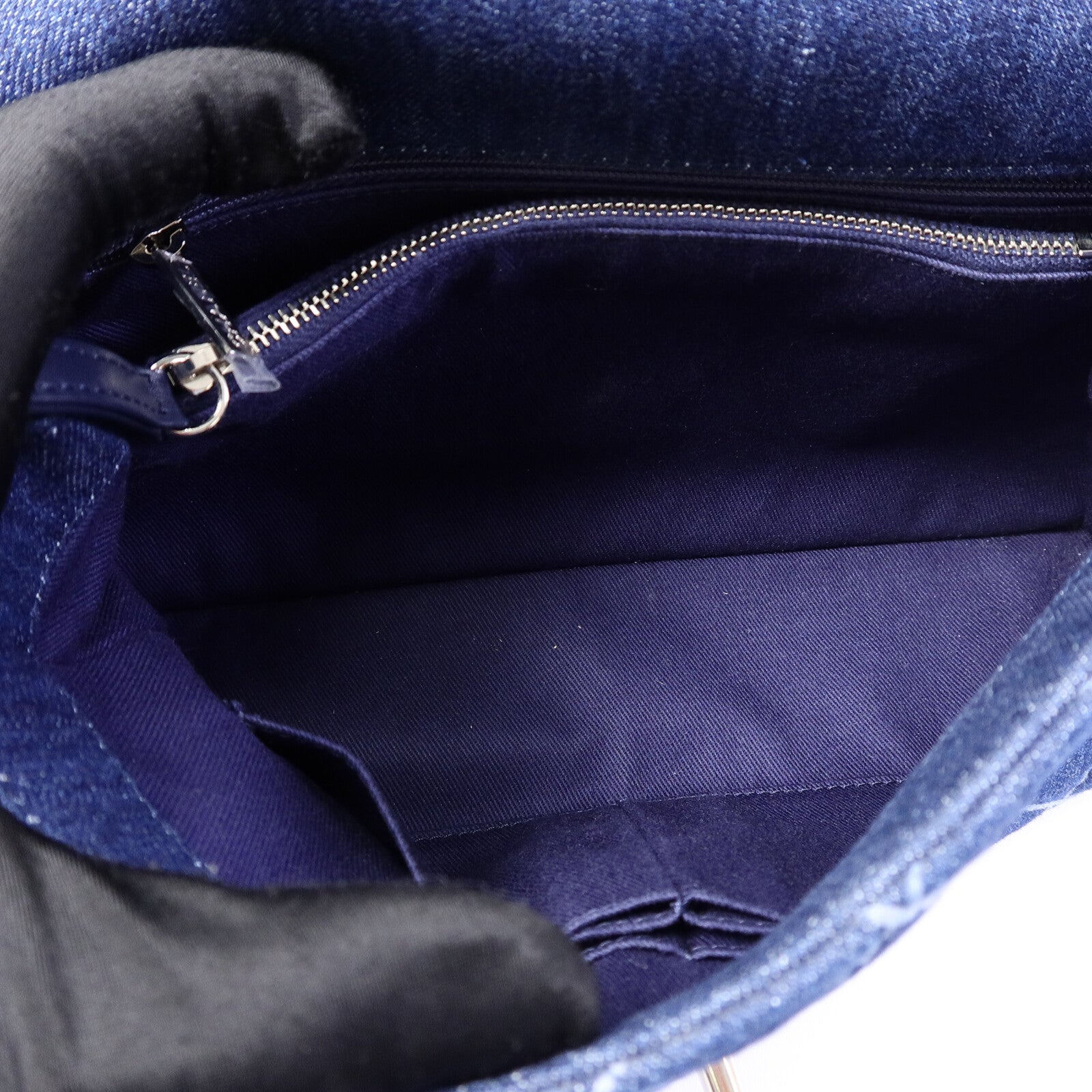 LOUIS VUITTON 兩用包 denim 5